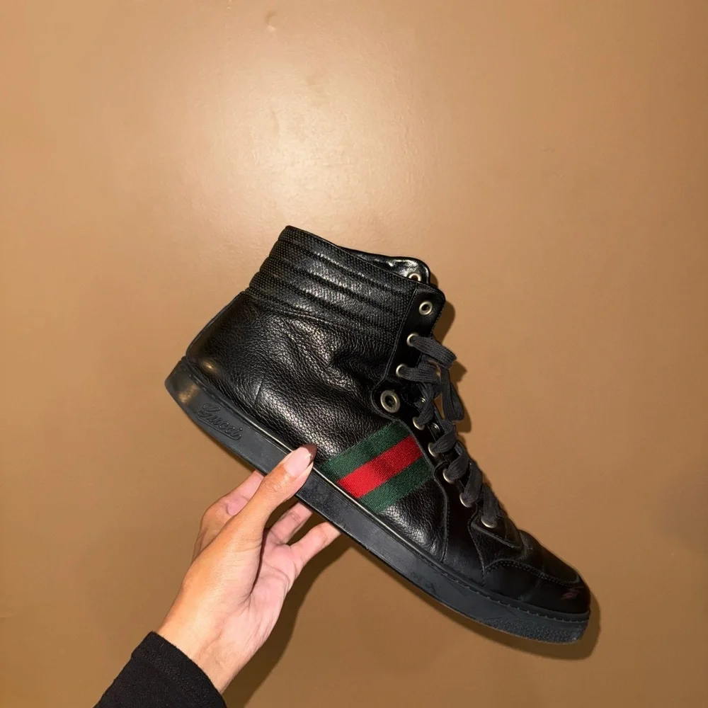 Men’s Gucci Coda Guccissima High-Top Sneakers (No Box) - Picture 6 of 8